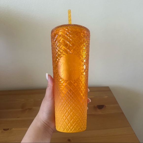 NWT Starbucks Mango Jeweled Tumbler ✨ - Picture 6 of 7